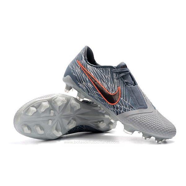 Nike Phantom Venom Elite FG Gris Negro Azul